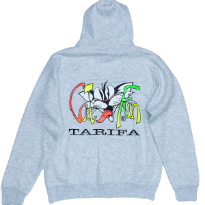 Sudadera Catfun Surfer Tarifa gris claro