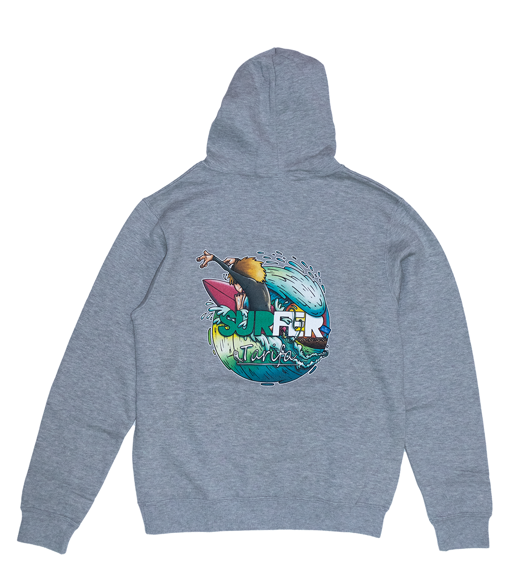 IMG_4782 Sudadera surfer tarifa ilustración surf gris