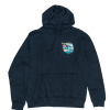 Sudadera surfer tarifa ilustración kite negra