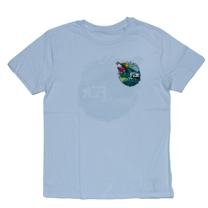 camiseta surfer tarif ilustración surf blanca