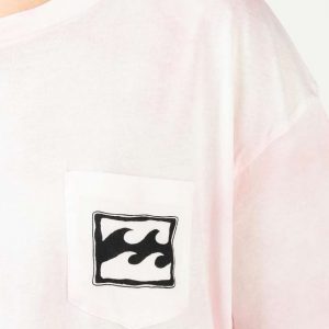 camiseta billabong mujer arch ss tee pink