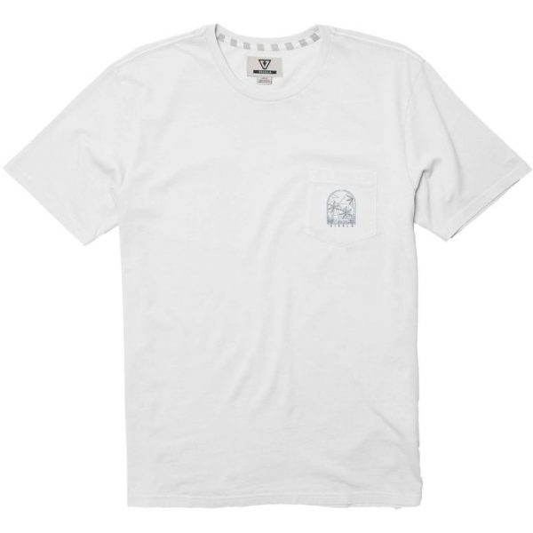 CAMISETA VISSLA BLUFFS SS PKT TEE-WHT