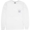CAMISETA VISSLA BLUFFS LS PKT TEE-WHT