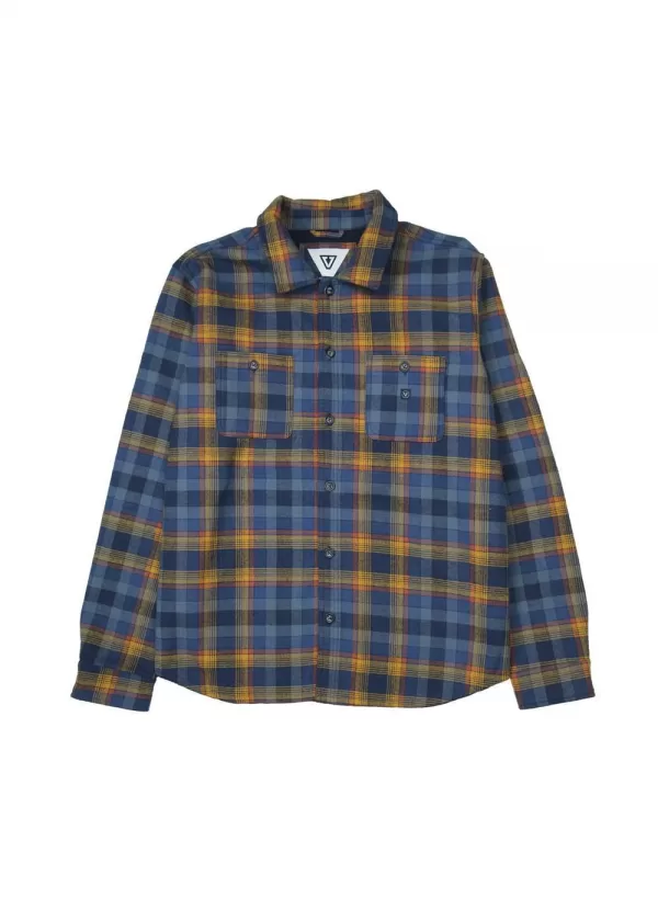 SOBRECAMISA HORIZON VISSLA DARK DENIM