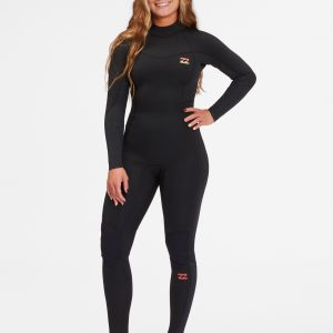 4/3mm Synergy - Traje de Surf con Cremallera en la Espalda para Mujer