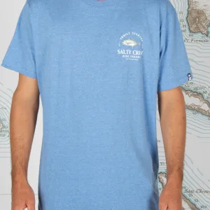 CAMISETA SALTY CREW GT STANDARD S/S TEE LIGTH BLUE