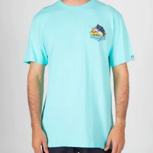 CAMISETA SALTY CREW GONE SAILIN STANDARD S/S TEE -SEA FOAM