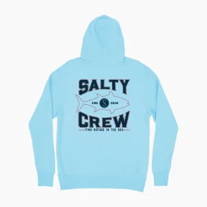 SUDADERA SALTY CREW TIGHT LINES FLEECE - LIGHT BLUE