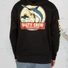 SUDADERA SALTY CREW DEEP DROP FLEECE- BLACK