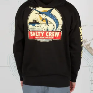 SUDADERA SALTY CREW DEEP DROP FLEECE- BLACK
