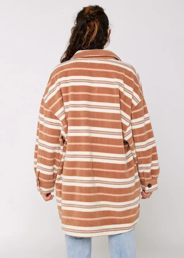 POLAR PALMAS ECO-ZY POLAR LS OVERSHIRT GF113POL-RUT-Russet-XS