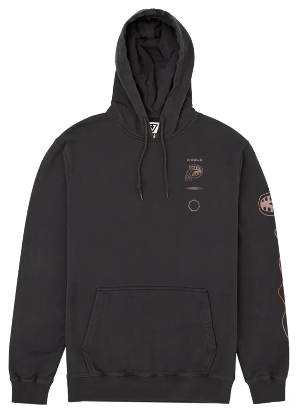 Sudadera con capucha Twin Amigo, BLK VISSLA