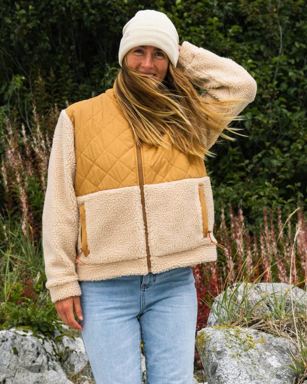 A/Div Hidden Trails Billabong - Chaqueta polar con cremallera para Mujer
