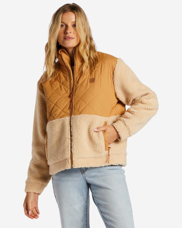A/Div Hidden Trails Billabong - Chaqueta polar con cremallera para Mujer