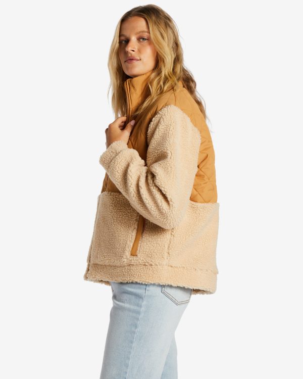 A/Div Hidden Trails Billabong - Chaqueta polar con cremallera para Mujer