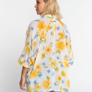 Isabel Billabong - Camisa de Manga Larga para Mujer