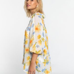 Isabel Billabong - Camisa de Manga Larga para Mujer